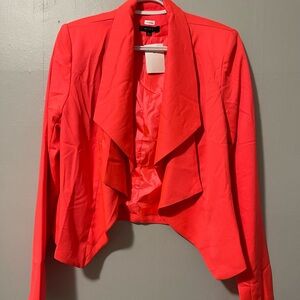 Mine Cropped Blazer with Waterfall Lapels